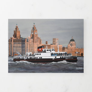 Convite Com Dobra Tripla Ferry Cross the Mersey!