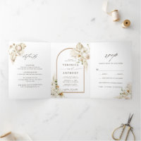 Foto De Casamento Floral Da Orquídea De Boho Pampa