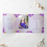 Foto: Pérola espanhola e Rosas roxas Quinceanera