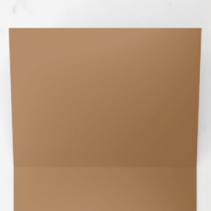 Convite Com Dobra Tripla Fundo Rosa Pó Sujo Rosa Cor Sólida