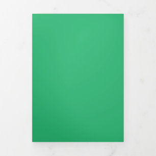 Convite Com Dobra Tripla Fundo Verde Rico - aparência clássica e minimalist