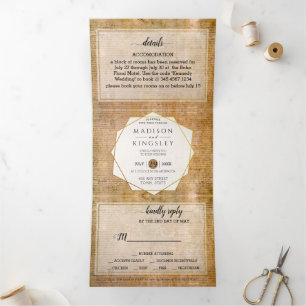 Convite Com Dobra Tripla Impergaminho surpreendente da independência da De