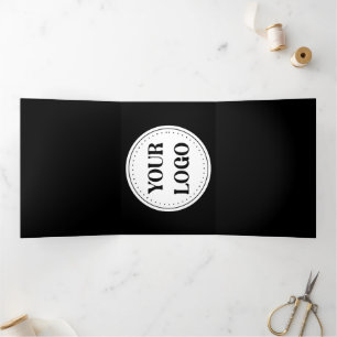 Convite Com Dobra Tripla Inteligente, contemporâneo, polido e personalizáve