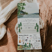 Lakeside Campground Resort | Casamento Ilustrado