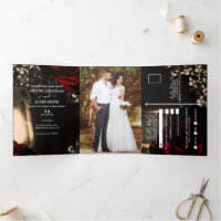 Lanterna & Rosas Vermelhas Casamento Rústico Român