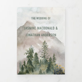 Convite Com Dobra Tripla Na Paisagem Russa Selvagem Raposa Vermelha