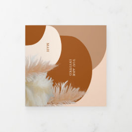 Convite Com Dobra Tripla Prados e Arches Design Dark Tri-F