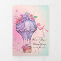 Retro Vintage Com Casamento De Balões De Ar Quente