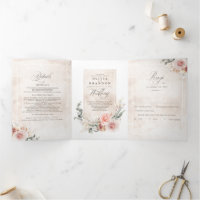 Terthy Pink Flowers Elegante Boho Casamento