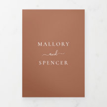 Tradicional Terracotta Elegante Casamento