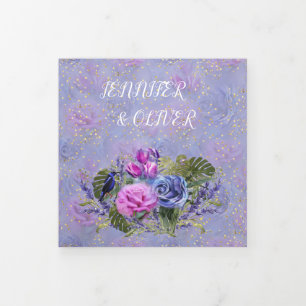 Convite Com Dobra Tripla Triplo - Letra Fold Invation