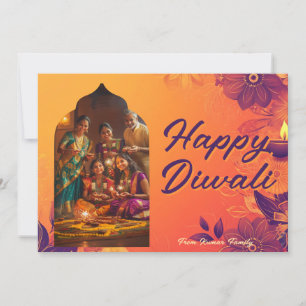 Convite Com foto e texto personalizado Spark & Spirit card