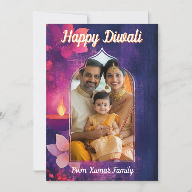 Convite Com Fotografia e texto personalizado Brilho & Dize (Frente)