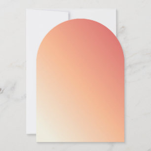 Convite com Gradiente de Cor de Rosa e Branco Ombr
