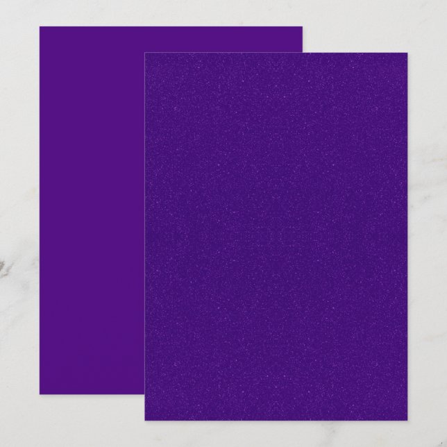 Convite com Textura de Brilho Roxo – Personalizáve (Frente/Verso)