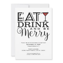 Coma, beba e seja convidado de festas de Feliz