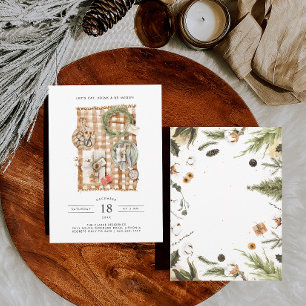 Convite Coma, beba e seja Feliz   Festa Jante de Natal