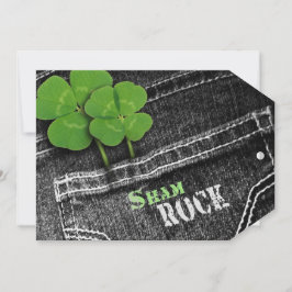 Convite Coma, beba e seja Rua irlandesa.