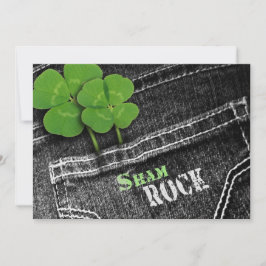 Convite Coma, beba e seja Rua irlandesa.