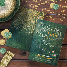 Convite Coma, Beba e veja Faerie ID637