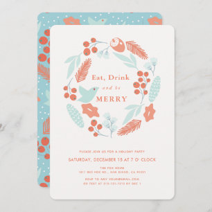 Convite Coma Beba Seja Feliz Festa de Natal