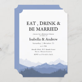 Convite Coma Bebida e Esteja Jantado No Ensaio De Montanha