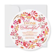 Coma Bebida e Seja Janto de Ação de Graças