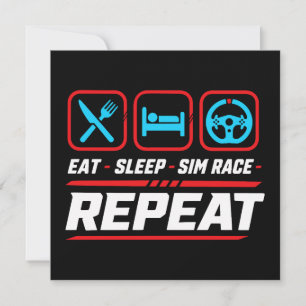 Convite Coma sim-race para fãs de corridas de simulação