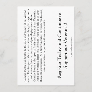 Convite Combater a Consciência da Poesia