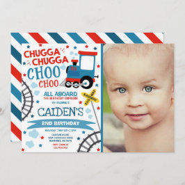 Convite Comboio Aniversário Convidar Chugga Chugga Choo Ch