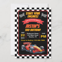 Comece Seus Motores Festa de Aniversário Infantil