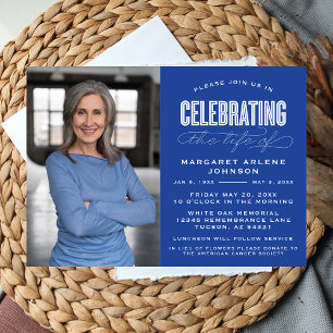 CONVITE COMEMORAÇÃO DO FUNERAL DE VIDA MODERNA NEGRA