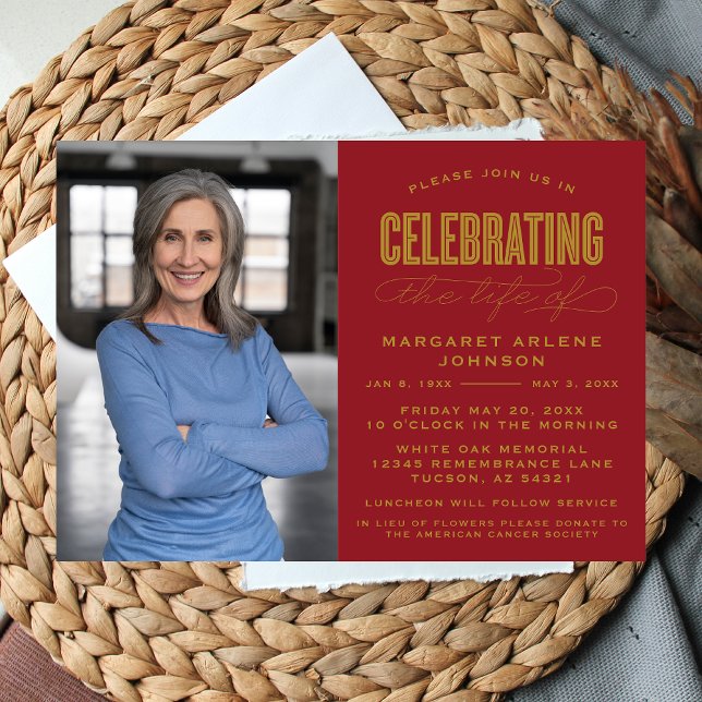 CONVITE COMEMORAÇÃO DO FUNERAL DE VIDA MODERNA NEGRA (Criador carregado)