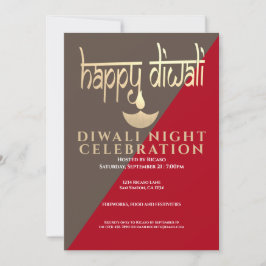 Convite Comemoração Noturna Diwali Da Luz