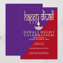 Convite Comemoração Noturna Diwali Da Luz