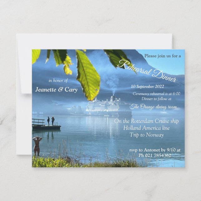 Convite Comemorações norueguesas (Frente)