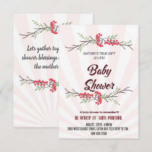 Convite Comemorando a Chegada do Seu Pequeno Milagre!