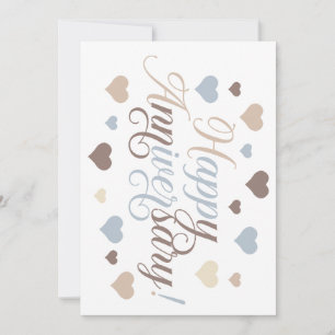 Convite Comemorando o Amor: Feliz Aniversário de Casamento