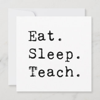 Convite Comer. Dormir. Ensino.