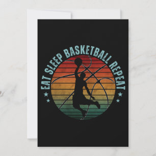 CONVITE COMER REPETIÇÃO DE BASQUETEBOL DE SONO