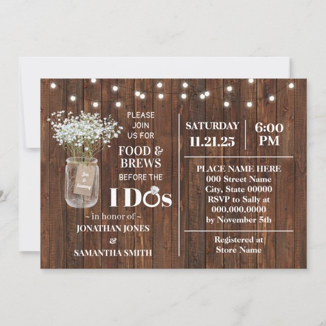 Convite Comida e respiração antes de fazer Chá (Frente)