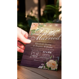 Convite Comida Elegante E Bebida Para Casamento