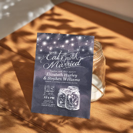 Convite Comida Elegante E Bebida Para Casamento