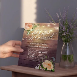 Convite Comida Elegante E Bebida Para Casamento