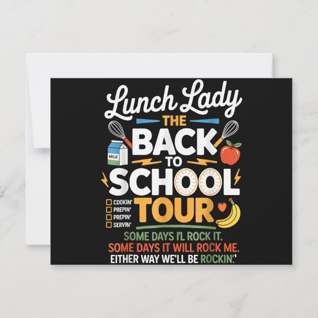 Convite Comida Humor de Volta à Escola (Frente)
