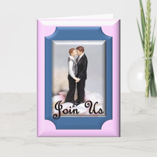 Convite Commitment Ceremony/Wedding Invite (Frente)