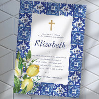 Communion For Her Lemon Foliage Mediterranean Tile