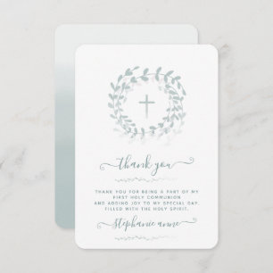 Convite Communion Sage Wreath e Cross