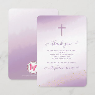 Convite Community Cross Lavanda Watercolor