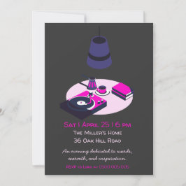 Convite Community Reading Club Invitation